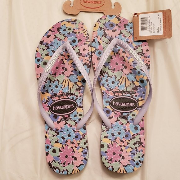 Havaianas Quiet Lilac Flip Flops Thongs - Picture 1 of 6